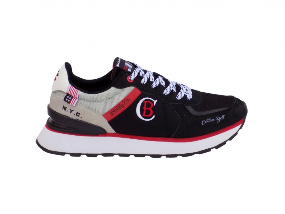 ΑΝΔΡΙΚΟ SNEAKER COTTON BELT CBM213527-BLACK ΑΝΔΡΙΚΟ SNEAKER COTTON BELT CBM213527-BLACK