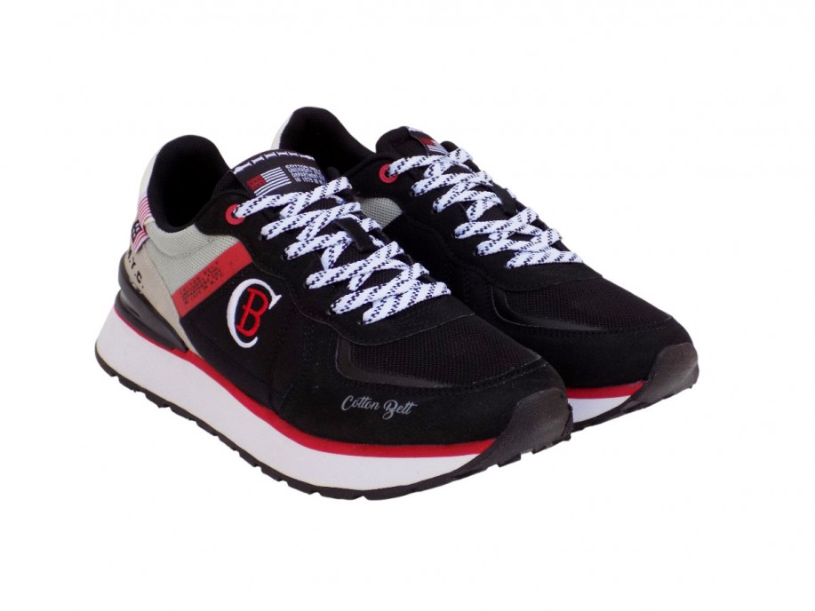 ΑΝΔΡΙΚΟ SNEAKER COTTON BELT CBM213527-BLACK ΑΝΔΡΙΚΟ SNEAKER COTTON BELT CBM213527-BLACK