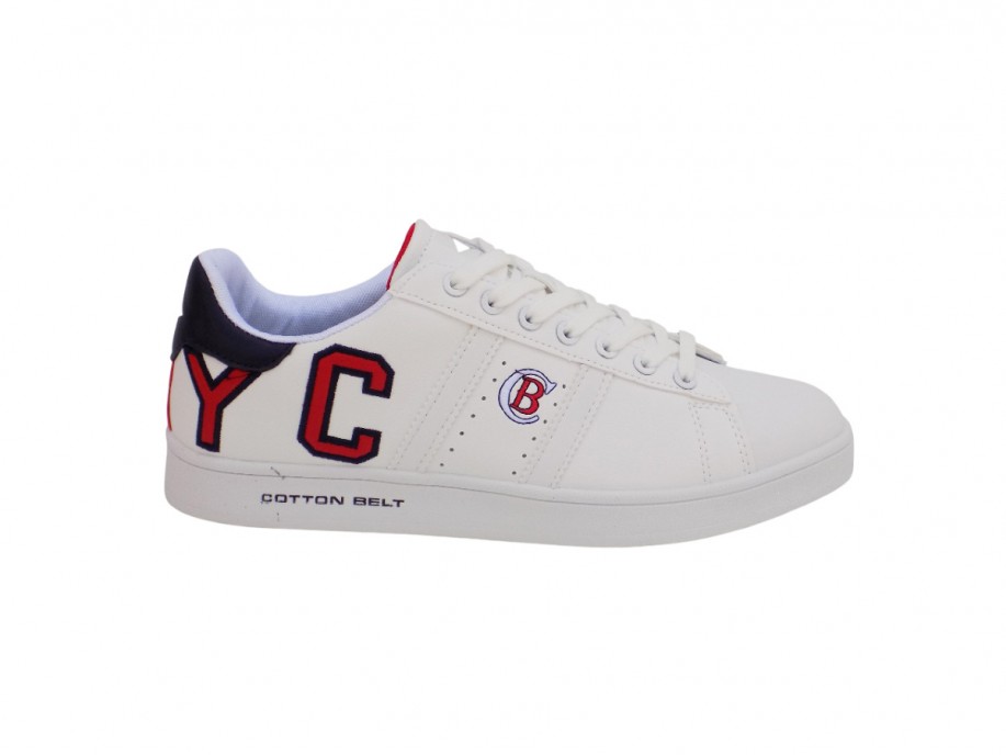 ΑΝΔΡΙΚΟ SNEAKER COTTON BELT CBM214518-WHITE