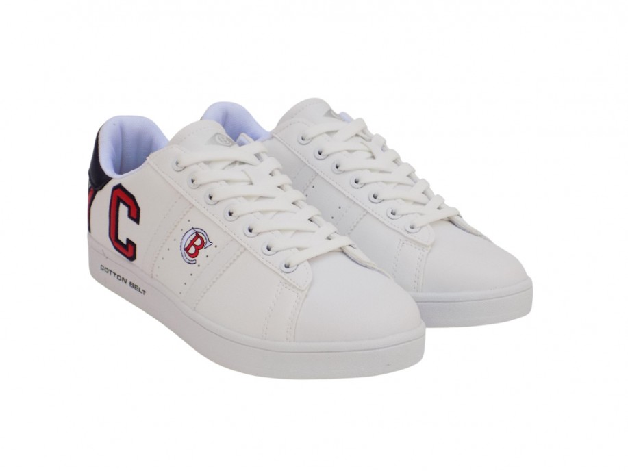 ΑΝΔΡΙΚΟ SNEAKER COTTON BELT CBM214518-WHITE