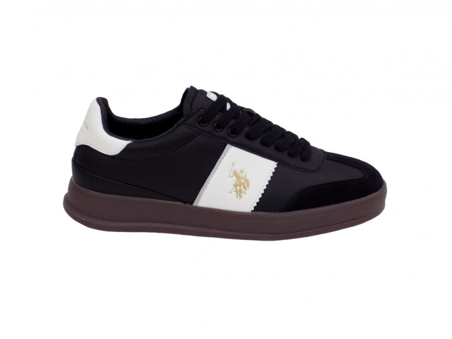 U.S. POLO ASSN CAMPY001B-BLK-WHI01