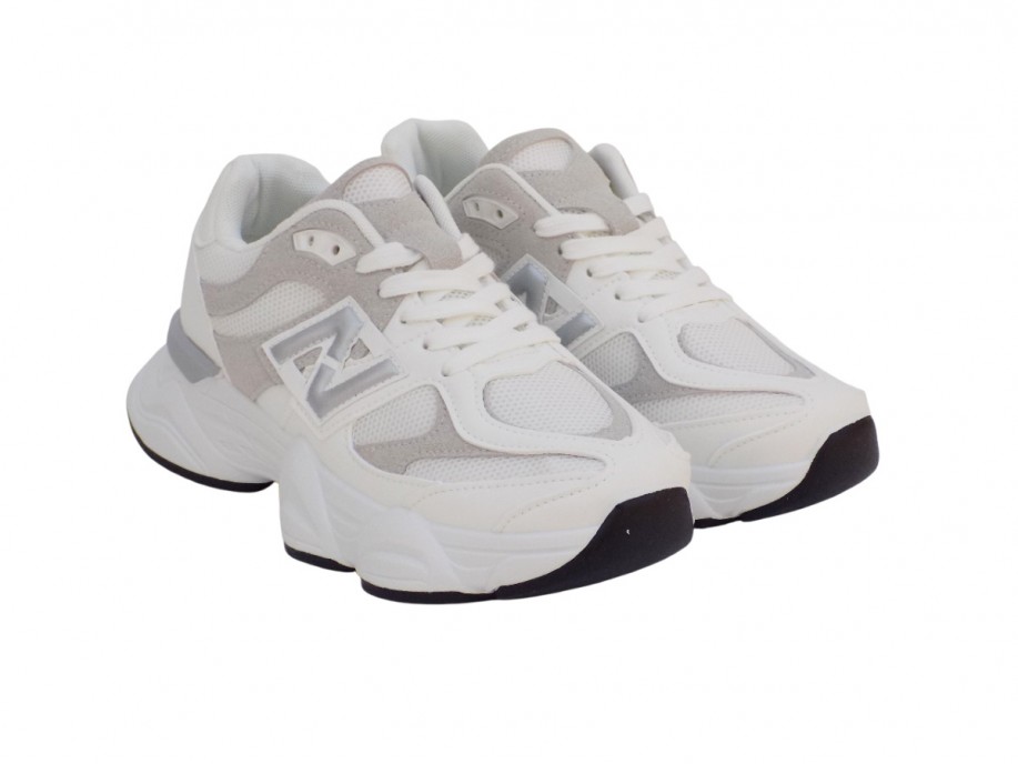 ΓΥΝΑΙΚΕΙΟ SNEAKER ATLANTA B-800-WHITE/GREY ΓΥΝΑΙΚΕΙΟ SNEAKER ATLANTA B-800-WHITE/GREY