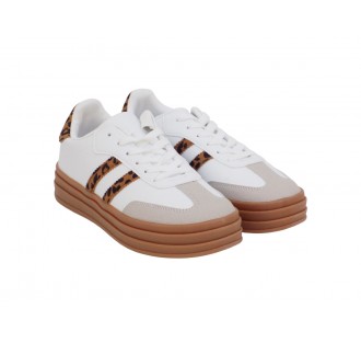 ΓΥΝΑΙΚΕΙΟ SNEAKER ATLANTA C726-WHITE-LEOPARD ΓΥΝΑΙΚΕΙΟ SNEAKER ATLANTA C726-WHITE-LEOPARD