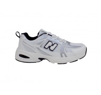 ΓΥΝΑΙΚΕΙΟ SNEAKER ATLANTA CC176-WHITE/BLACK