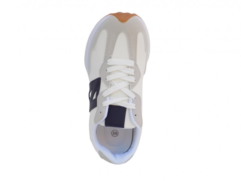 ΓΥΝΑΙΚΕΙΟ SNEAKER ATLANTA GB-600-WHITE-NAVY