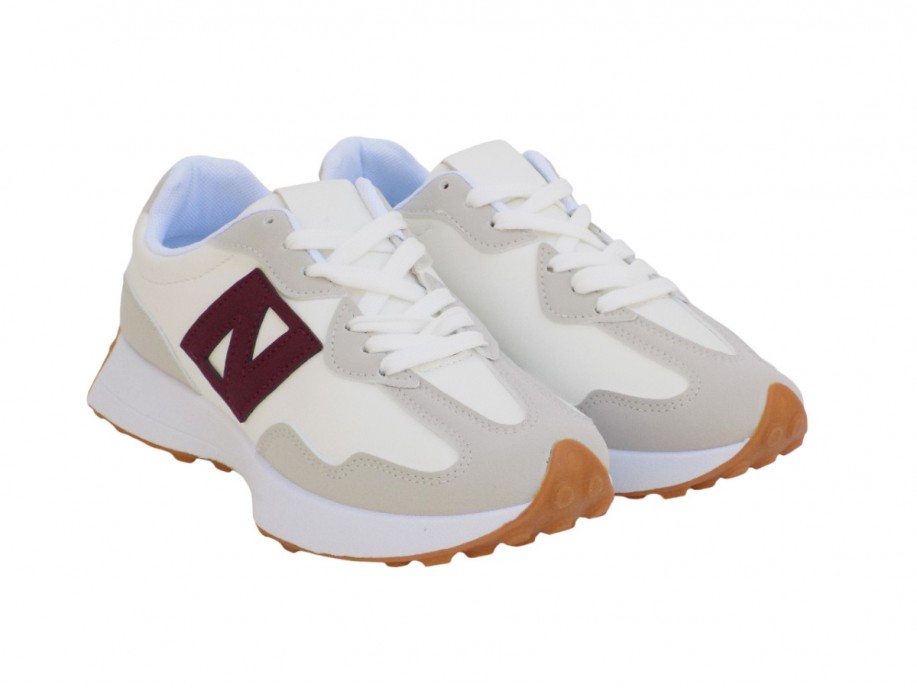 ΓΥΝΑΙΚΕΙΟ SNEAKER ATLANTA GB-600-WHITE-WINE